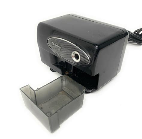 <p>Panasonic Auto Stop Electric Pencil Sharpener Model KP-310 Black. Tested, works great, sharpens to a fine point.</p>